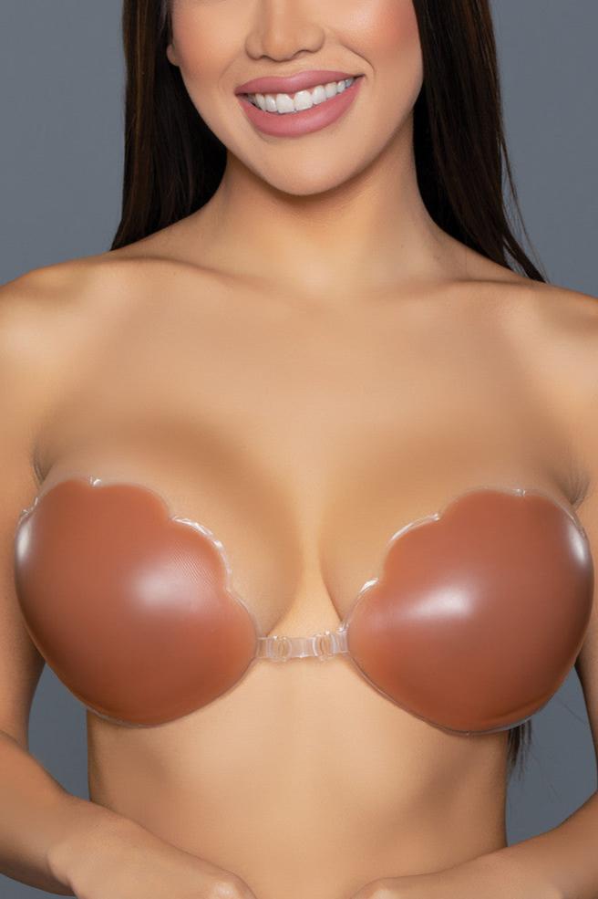 2317 Scalloped Edge Silicone Bra