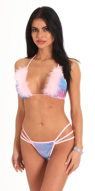 B542 - Sherbet Thong & Bra Set