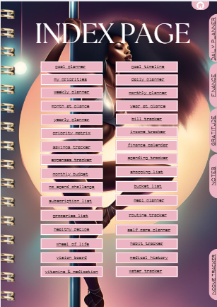 MONEY & MINDSET: A STRIPPERS PERSONAL & PROFESSIONAL PLANNING JOURNAL -PERSONAL USE ONLY