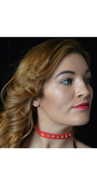 Z934 - Choker with Rhinestones