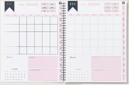 IT GIRL Nurses Planner and Journal Undated for Personal Use