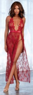 LACE HALTER GOWN